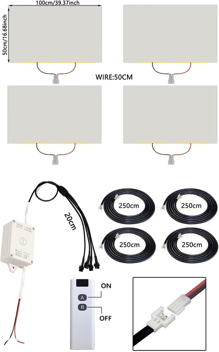 ASHLIVA VEIL 01 four-panel smart tint set